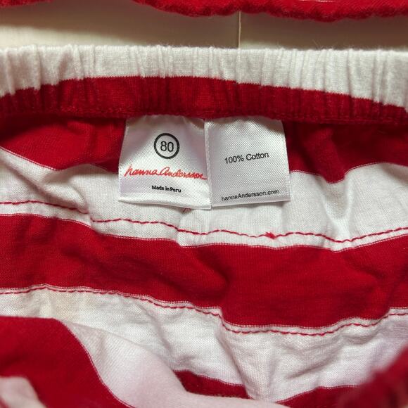 Hanna Andersson Striped Tunic and Bloomers Set 80 - Picture 4 of 5